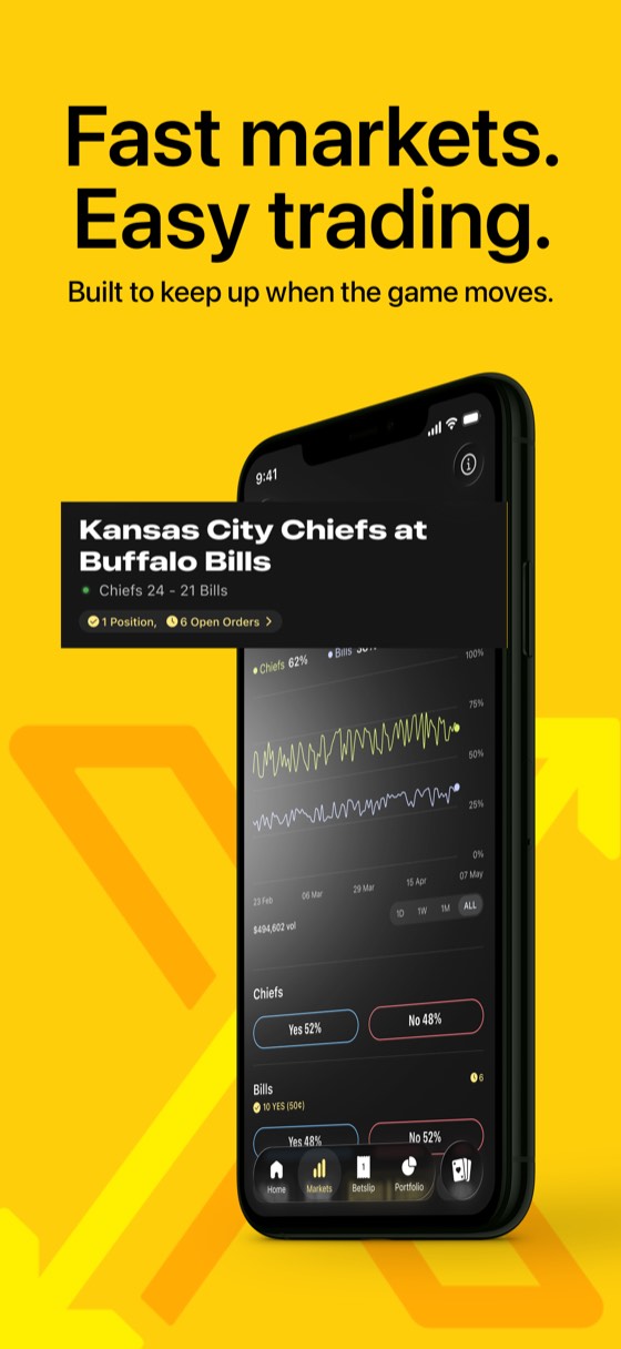 Fast markets. Easy trading. Built to keep up when the game moves.